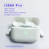 원래 i3000 프로 TWS 새로운 무선 이어폰 블루투스 헤드셋 이어폰 이어폰 PK W1 칩 i100000 i200000 i500 i9000 tws