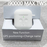 Original i90000 Max TWS Air 2 cambio de nombre ubicación auriculares 블루투스 센서 pio900pro