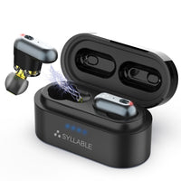 원래 SYLLABLE S101 QCC3020 칩 블루투스 V5.0베이스 이어폰 10 시간 헤드셋 소음 감소 S101 볼륨 제어