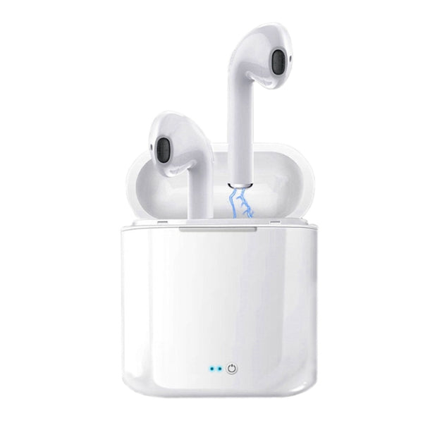 i7 TWS 미니 무선 블루투스 이어폰 스테레오 이어폰 헤드셋 충전 상자 마이크 iphone huawei 등
