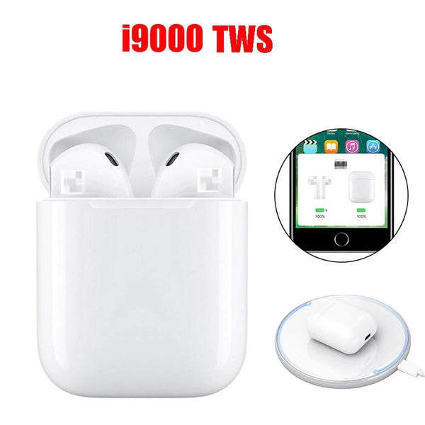 케이블이없는 무선 Bluetooth 헤드셋 i9000 V5.0 헤드폰 QI 충전 시장에서 최고의 품질 스페인에서 원본