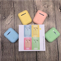 inPods 12 무선 이어폰 터치 제어 i12 TWS 이어폰 블루투스 5.0 헤드폰 스포츠 헤드셋 아이폰 삼성 스마트 폰