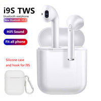 I9s Tws 헤드폰 무선 블루투스 5.0 이어폰 미니 이어폰 마이크 충전 상자 스포츠 헤드셋 스마트 폰