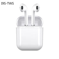 진정한 무선 스테레오 이어폰 I9S TWS 무선 이어폰 미니 5.0 블루투스 헤드폰 스포츠 헤드셋 이어폰 모든 스마트 폰